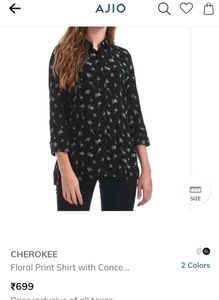 Floral print shirt