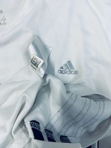 Adidas Unisex White Long Sleeve T-shirt