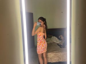 Retro Swirl Mini Dress