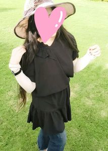 Black Peplum Top & Jeans