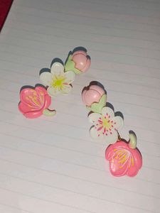 Hair clip (tulip flower)