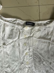 White Kurti