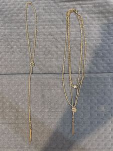 Set Of 2 Gold Necklaces