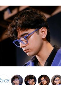 Hustlr Ocean Blue Zero Power Glasses