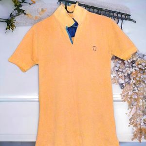 Peach Polo Tshirt For Men