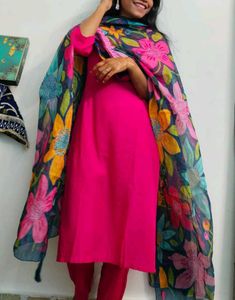 Floral Print Dupatta