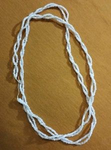 White Pearl Necklace Or Mala