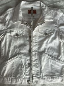 White Denim Jacket