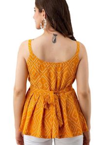 Yellow Bandej Top