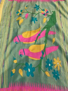 Designer yellow saree (New)
