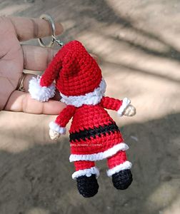 Cute Santa Keychain