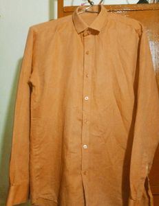Orange Casual Shirt