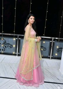 Elegant Pink Lehenga Choli Set