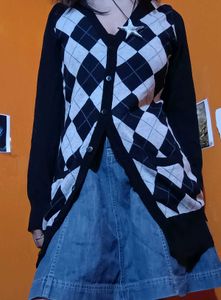Argyle Cardigan