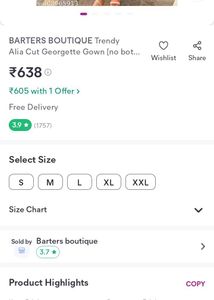Anarkali Kurti Set