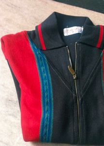 Colorful Zip-Up Jacket no damages some time use