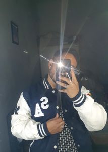 Thrift Varsity Jacket, Lether Arms