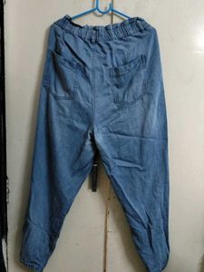 Denim Jogger Pants