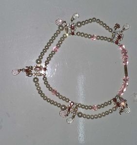 Fairy Pink Stone Necklace 🧚‍♀️🎀✨️🪞💕