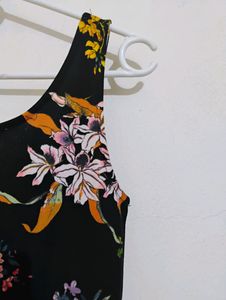 Price Reduced! H&amp;M Black Floral Dress