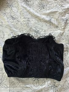 Velvet Corset Top