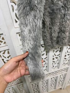 🎀Fuzzy Gray Pullover Sweater C