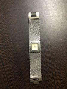 Baohe Vintage Silver Tone Mesh Band Watch