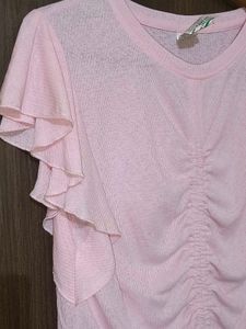 Vishal Mega Mart - Light Pink Ruffle Top