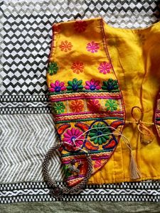 Navratri Festival Yellow Jacket