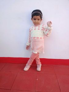 Woolen Baby Girl Clothing Set