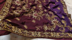 fully daimond work saree 🔥 heavy Very expensive �