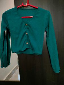Buttoned Crop Top