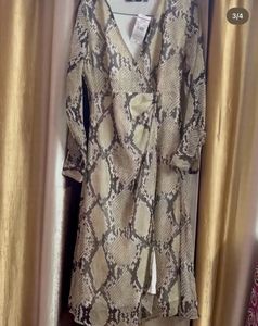 Chic Snake Print Dress
