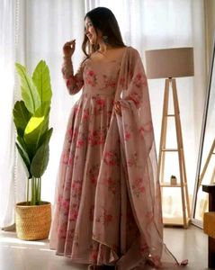 New Beautiful Gown With Dupatta 🔥