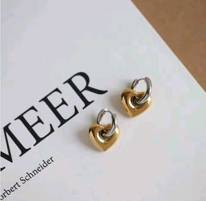 Antiturnish Heart Drop Earrings