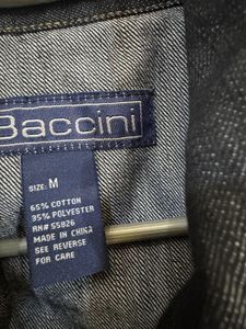Baccini Denim Trench Coat