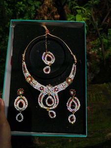 American Diamond Jewellery Set