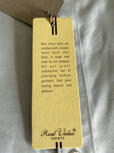 White Cotton Brand New Shirt
