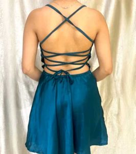 Satin Blackless Dress
