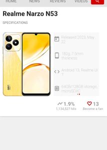 Realme Narzo N53.  Mobile 📱