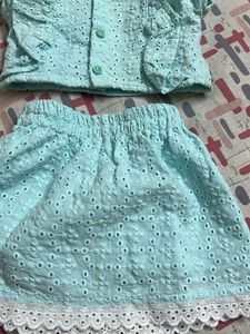 Crop Top With Skirt