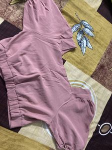 Peach Crop Top