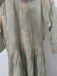 Elegant Green Printed Kurta