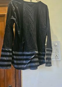 Striped Sleeve Top