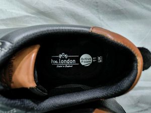 HX London Black Casual Shoes
