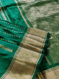 Emerald Green Silk Saree