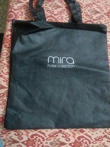 Black Mira Hotel Tote Bag