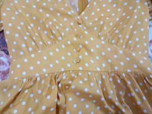 Polka Dot Peplum Top
