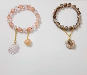 Beaded Charm Bracelets (Set of 2)