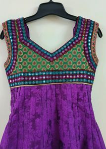 Anarkali in Regal Purple